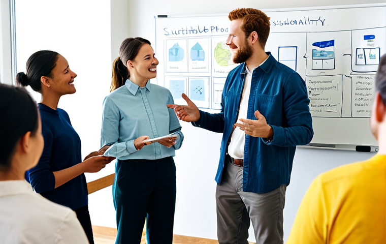 환경보호 실습에서의 팀워크 경험 - Team Cleaning a Forest**

"A diverse team of volunteers working together to clean up a forest, fully...