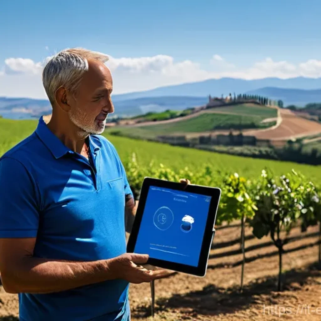 환경보호 전문가의 업무 개선 사례 - **Prompt 1: AI-Powered Sustainable Agriculture in the Italian Countryside**
    A wide-angle, realis...