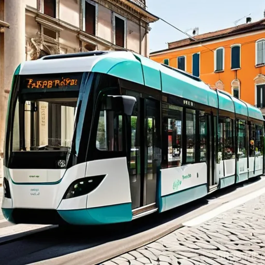 환경보호전문가의 필수 책 - **Prompt:** A vibrant and bustling street scene in a modern Italian city, such as Milan or Turin, sh...