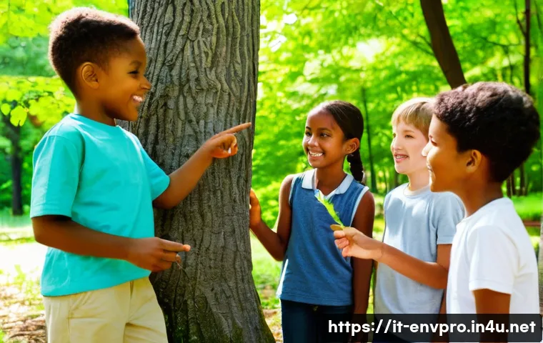 환경보호 교육 자료 제작 방법 - **Prompt 1: "Interactive Nature Scavenger Hunt"**
    "A vibrant, wide-angle shot of a group of dive...