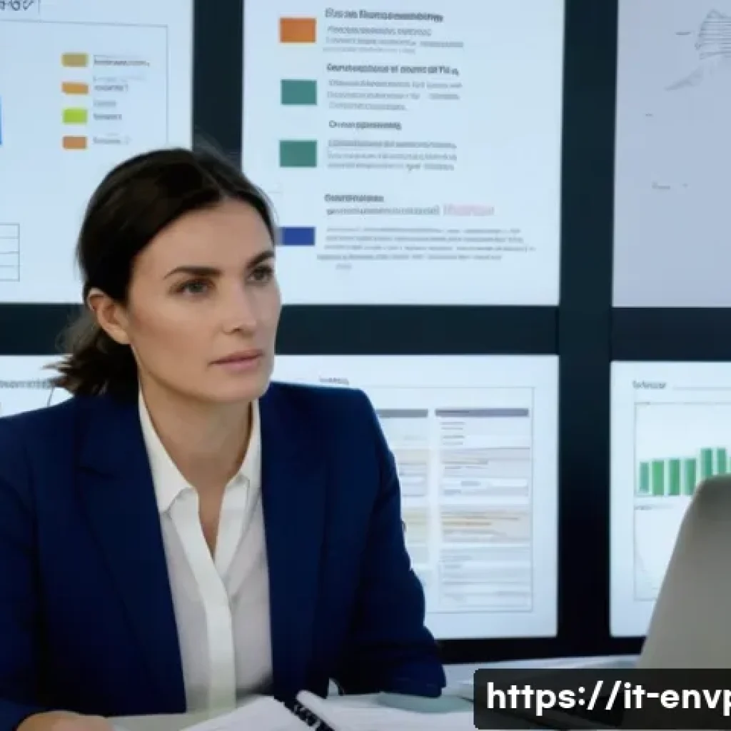 환경보호전문가의 일상 루틴 - **Image Prompt 1: The Environmental Policy Analyst**
    "A professional female environmental expert...